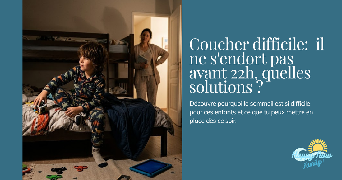 TDAH et coucher difficile : mon enfant de 8 ans ne dort pas avant 22h que faire ?