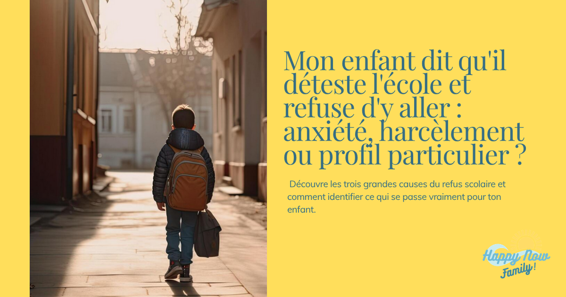 Mon enfant dit qu'il déteste l'école et refuse d'y aller : anxiété, harcèlement ou profil particulier ?