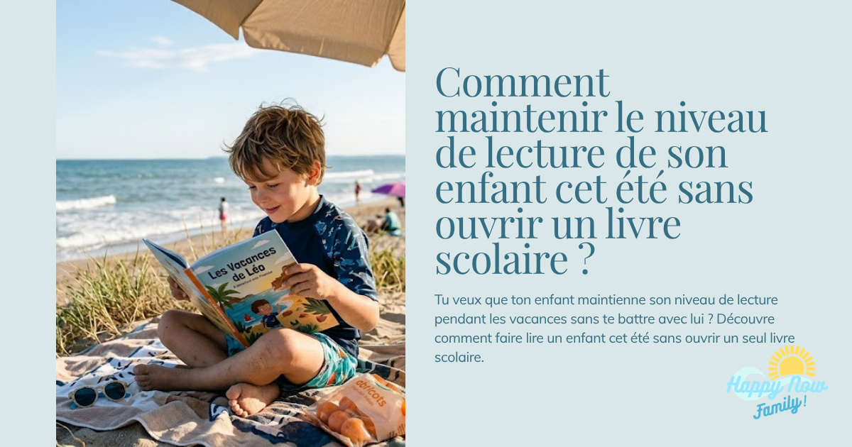 Comment maintenir le niveau de lecture de son enfant cet été sans ouvrir un livre scolaire ?