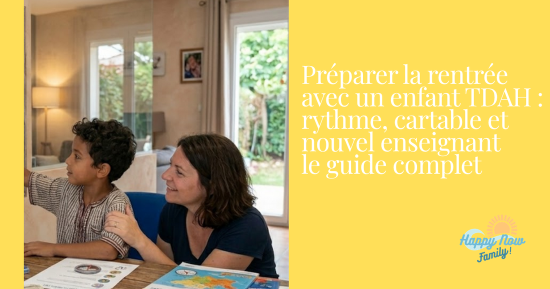 Préparer la rentrée avec un enfant TDAH : rythme, cartable et nouvel enseignant — le guide complet