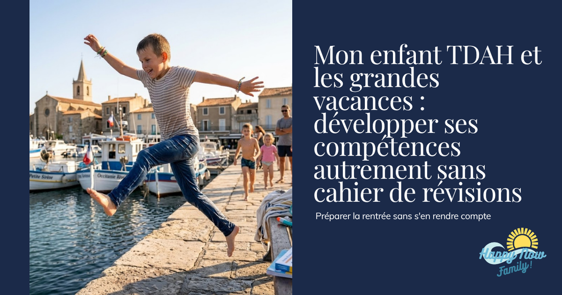 Mon enfant TDAH et les grandes vacances : développer ses compétences autrement sans cahier de révisions